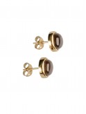 EAR STUDS SMOKY MOON