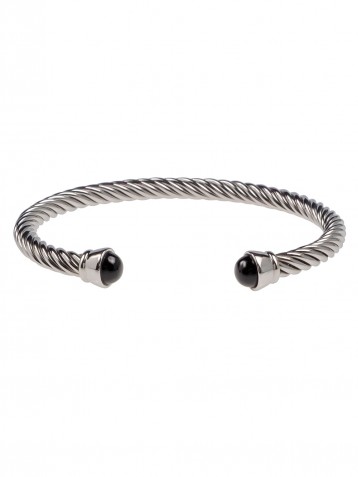 BANGLE TWIST BLACK