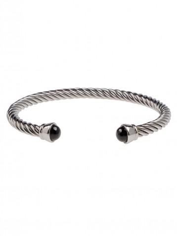 BANGLE TWIST BLACK