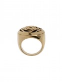 RING BLACK ROSE