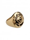 RING BLACK ROSE