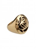 RING BLACK ROSE